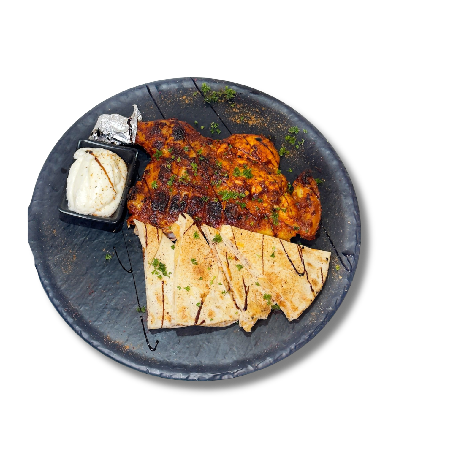 Grilled chicken platter